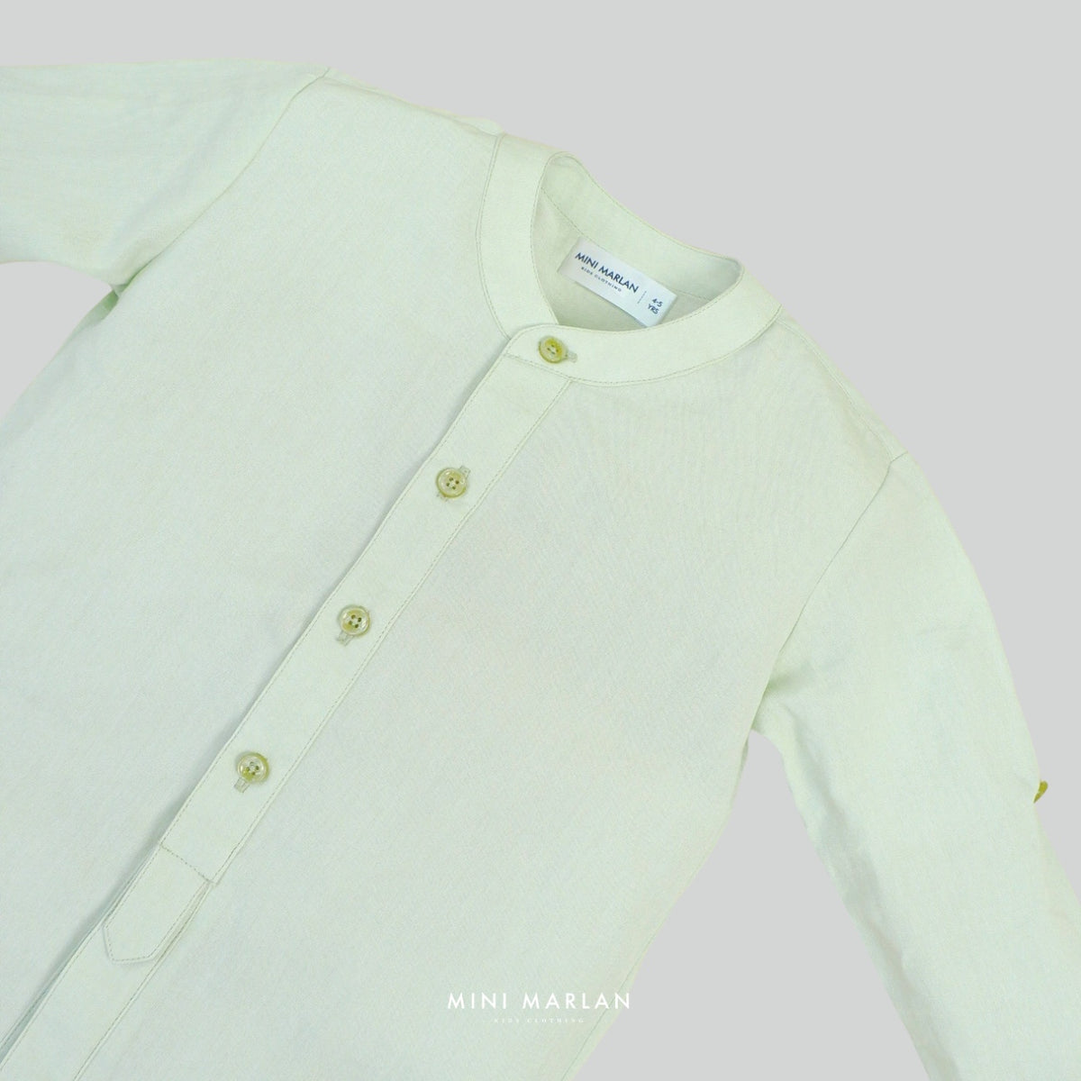 Ralph Green Long Sleeve Boy Shirt – Sleek Casual Shirt