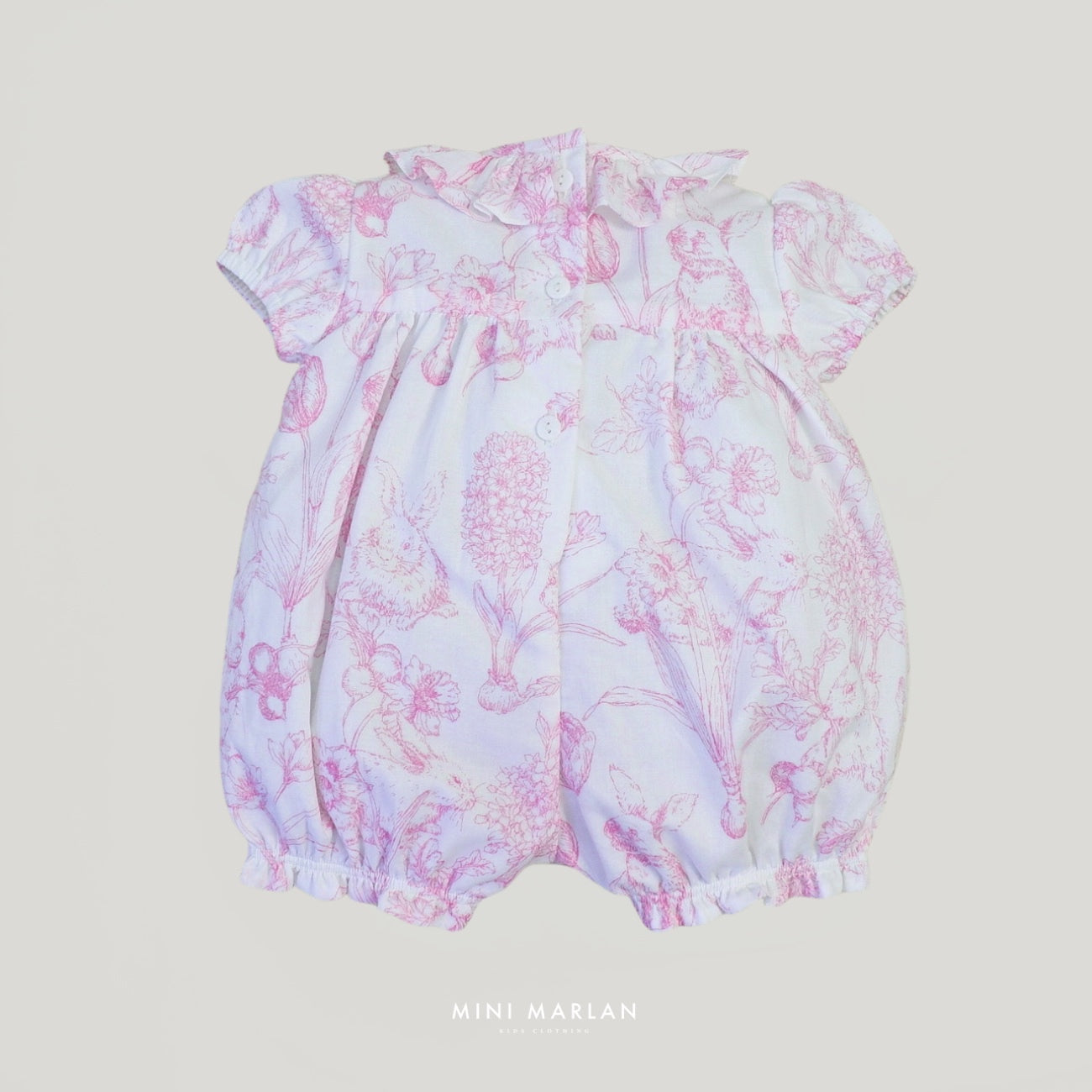 Nina Baby Girl Pink Romper – Heirloom Sophisticated Romper