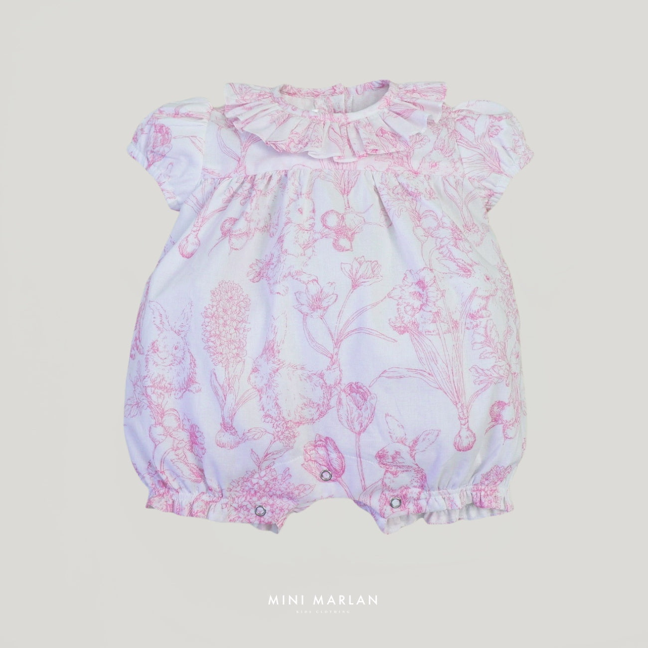 Nina Baby Girl Pink Romper – Heirloom Sophisticated Romper