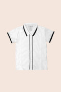 Theodore Blanc Shirt – Refined Monochrome Elegance