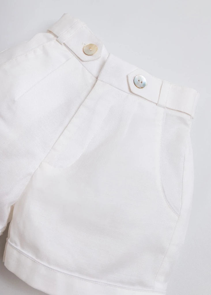 Horace White Shorts – Classic Oxford Elegance