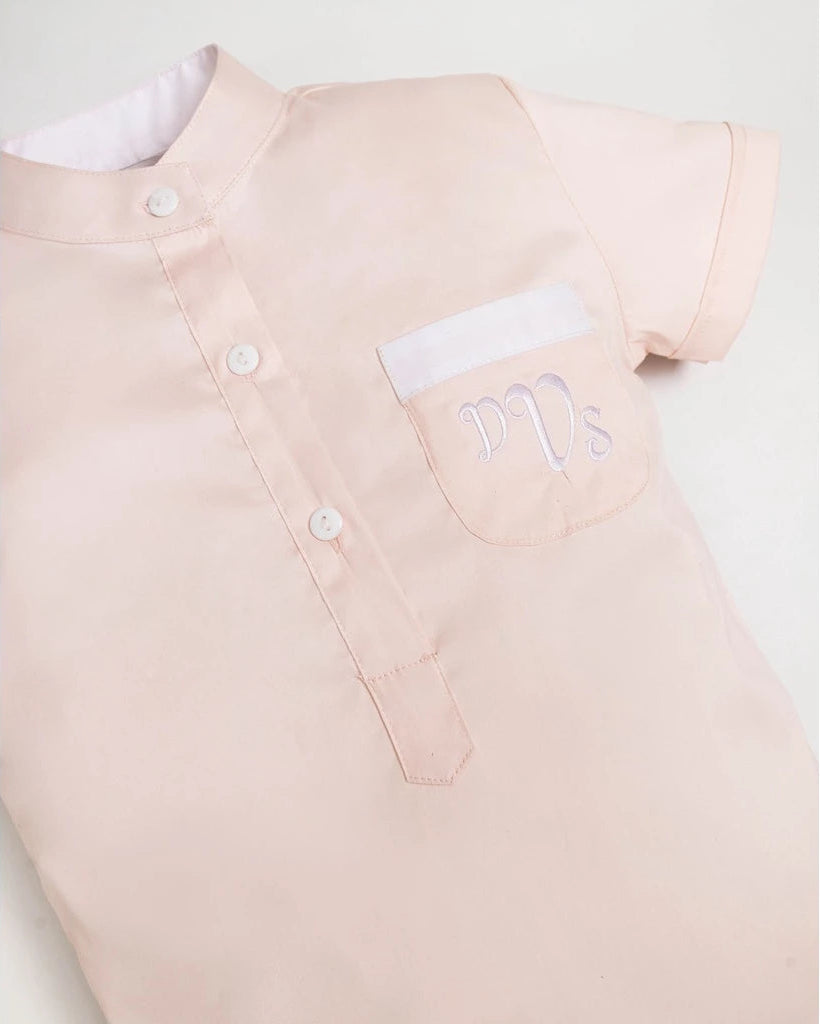 Pepa Pink Shirt – Classic Cotton Shirt with Pastel Accents