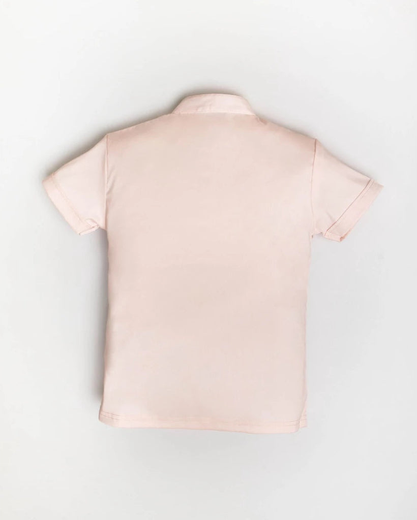 Pepa Pink Shirt – Classic Cotton Shirt with Pastel Accents