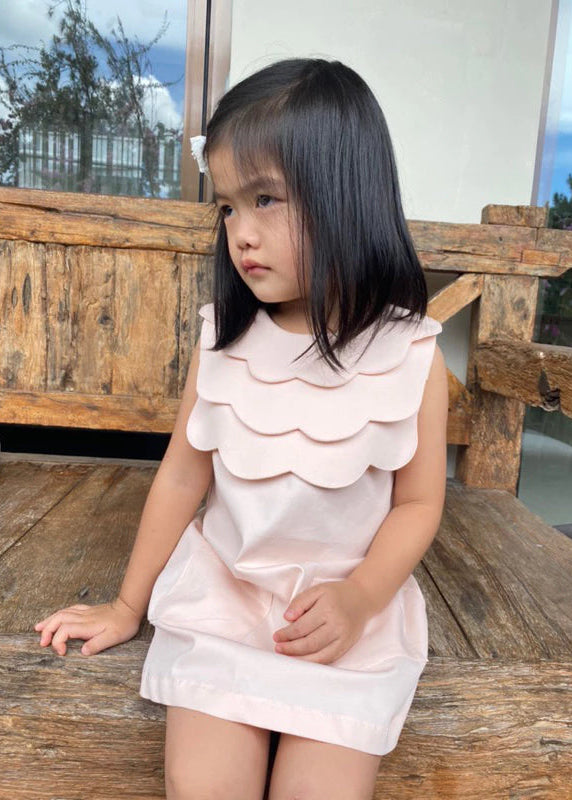 Mirabelle Dress – Tiered Cotton Poplin Dress