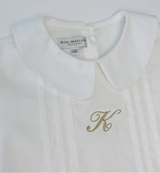 Gabriel Shirt – Minimalist Pleated Cotton Shirt