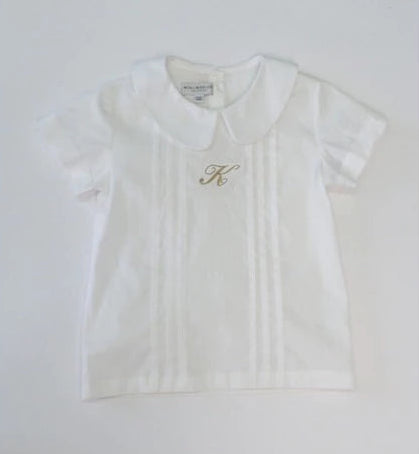Gabriel Shirt – Minimalist Pleated Cotton Shirt