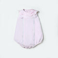 Mirabelle Pink Romper – Tiered Scallop Romper