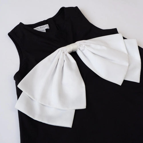 Aubrey Dress – Elegant Monochrome Celebration