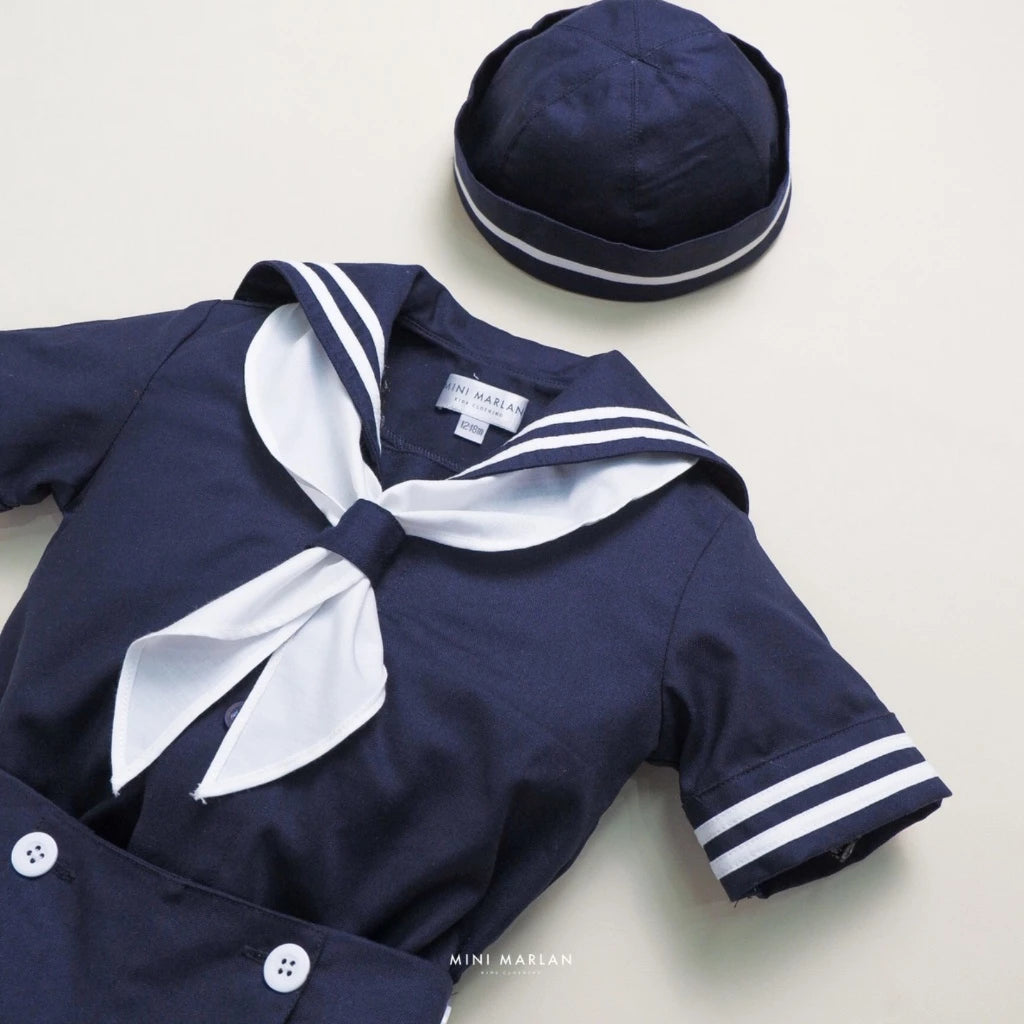 Sailor Navy Boy Set – Timeless Nautical Elegance