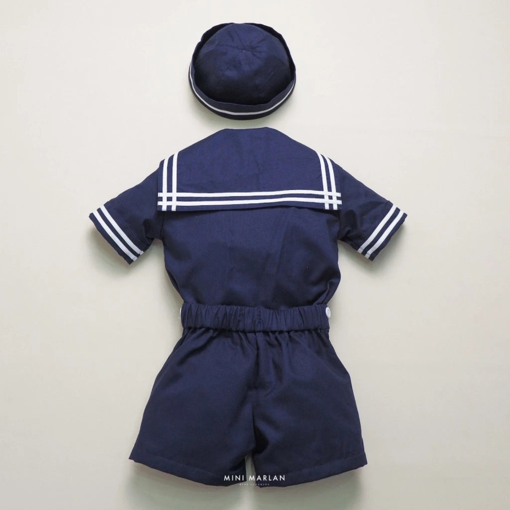 Sailor Navy Boy Set – Timeless Nautical Elegance