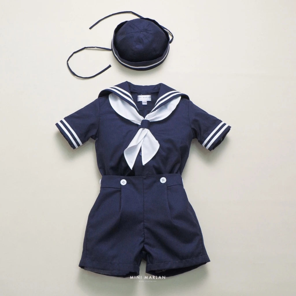 Sailor Navy Boy Set – Timeless Nautical Elegance