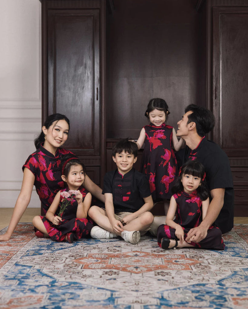 Camelia Boy Cheongsam – Minimalist Modern Elegance