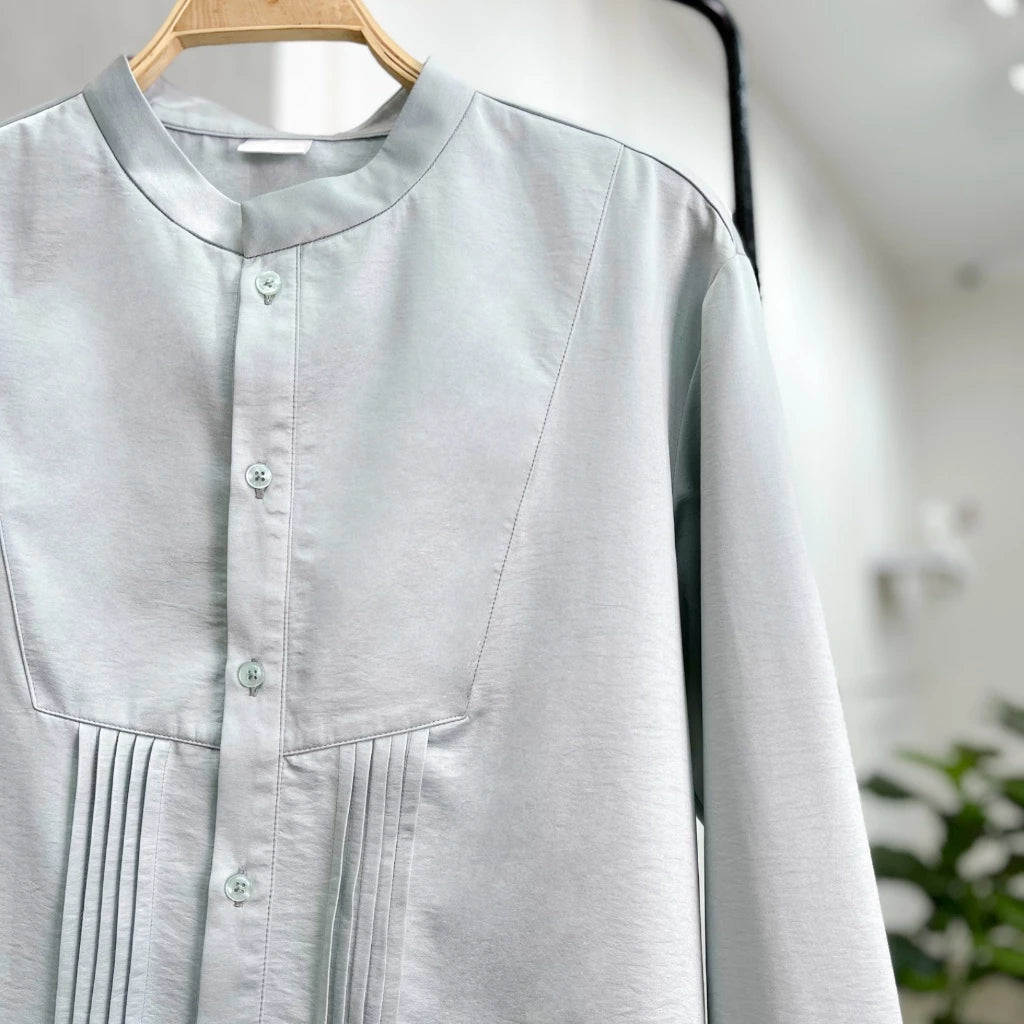 Aspen Man Long Sleeve Shirt – Versatile Textural Sophistication