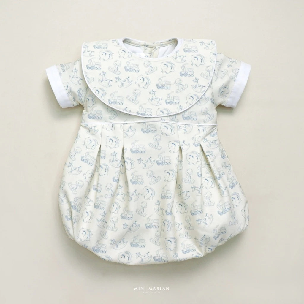 Toy Pattern Baby Romper (Unisex) – Nostalgic Playtime Comfort