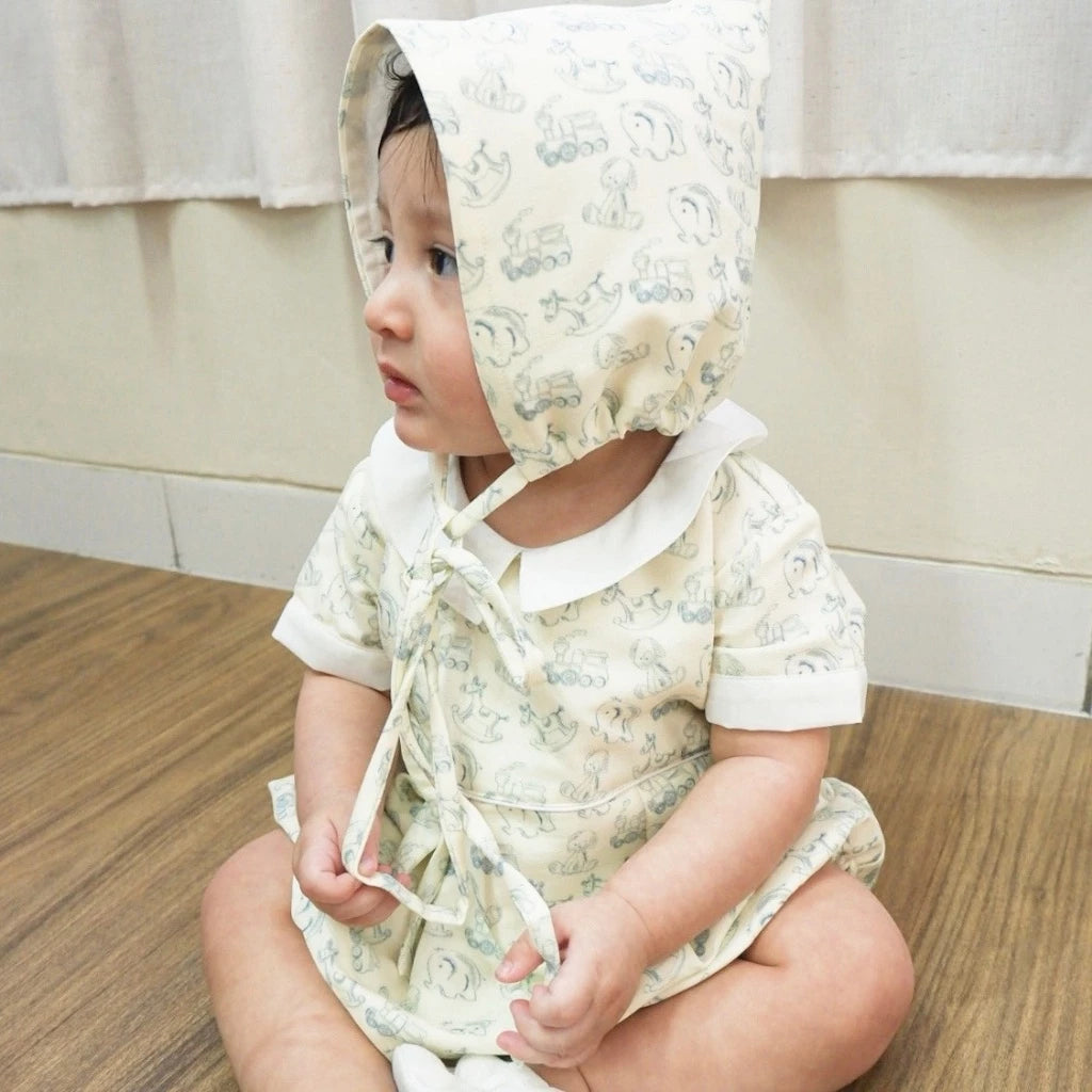 Toy Pattern Baby Romper (Unisex) – Nostalgic Playtime Comfort
