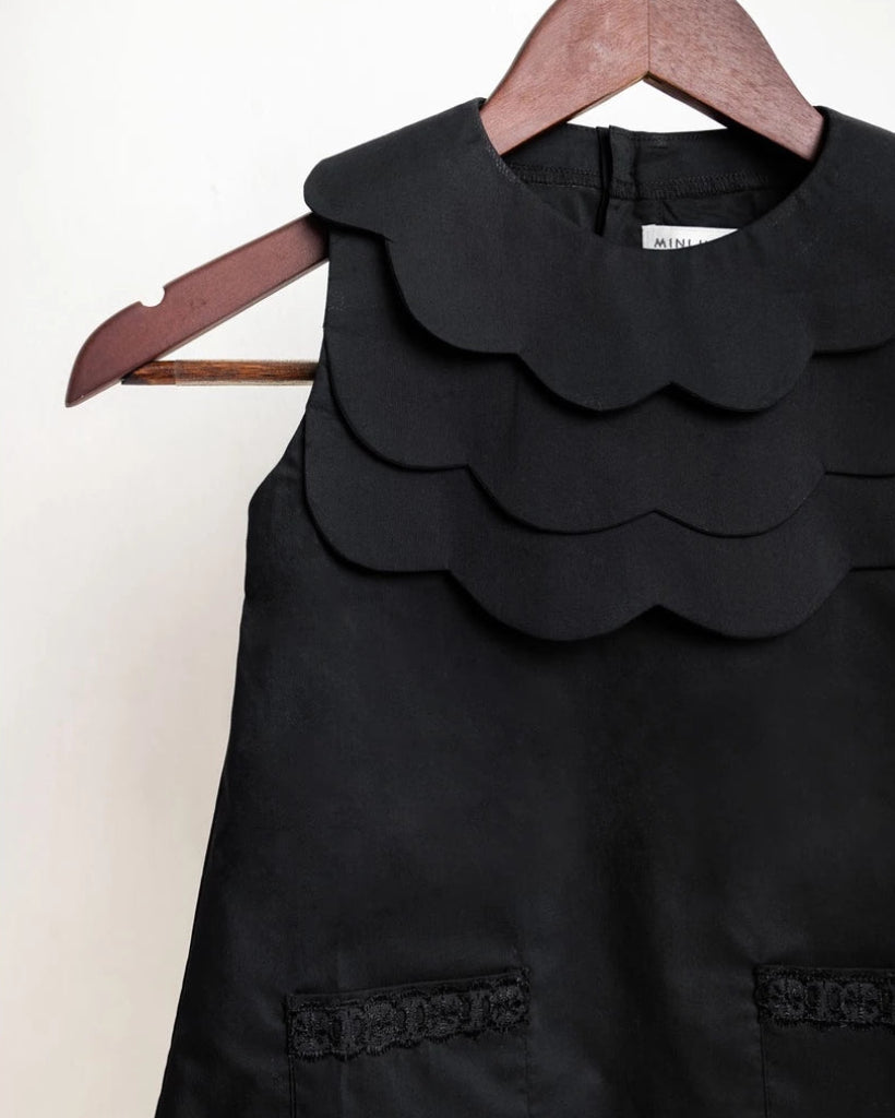 Mirabelle Dress – Tiered Cotton Poplin Dress